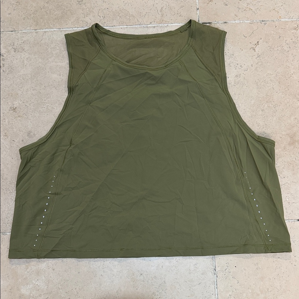 lululemon athletica Olive Crop Top